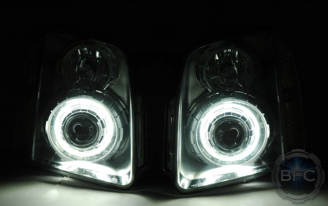 2013 GMC Denali Quad Halo HID Headlights