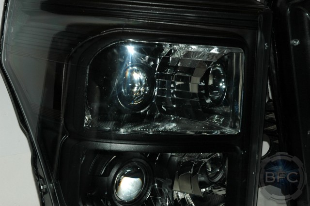 2013 Ford Superduty Quad Black Retrofits