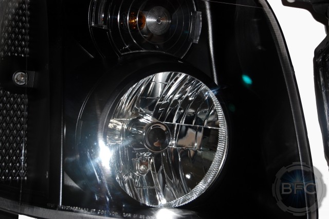 2011 GMC Yukon Black Headlights