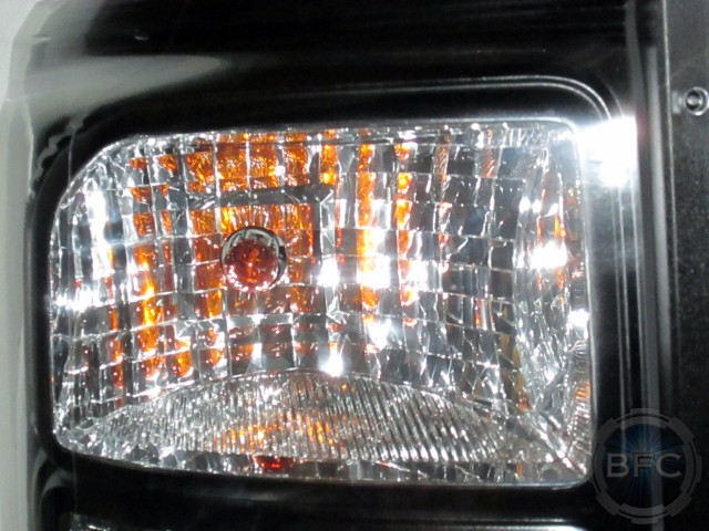 2014 Ford Superduty Black Headlights