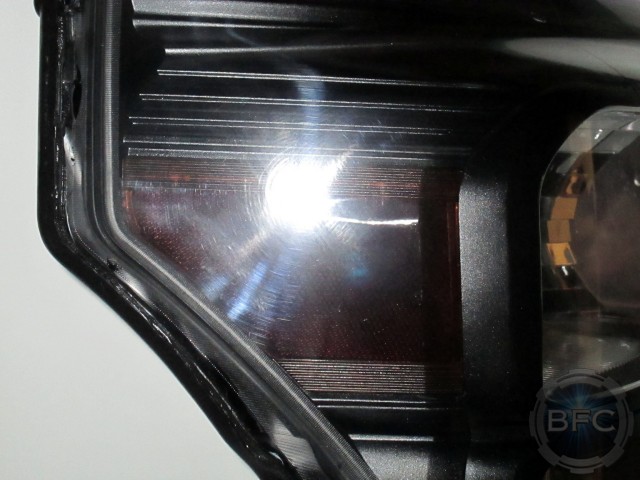 2014 Ford Superduty Black Headlights