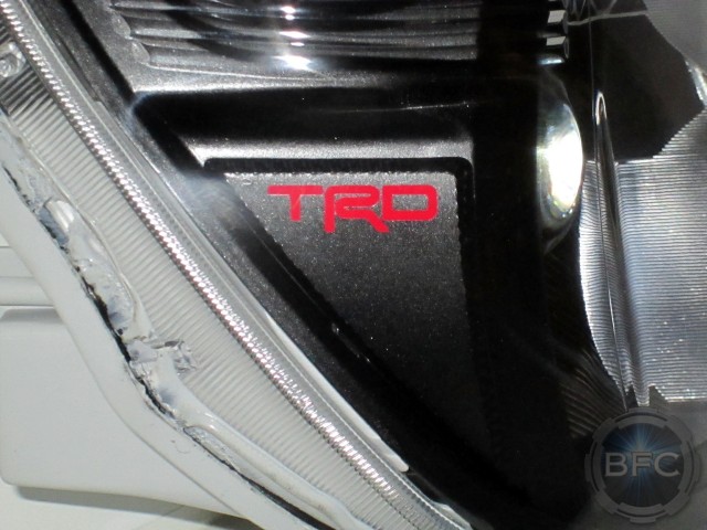 2014 TRD Tacoma Red Black Headlights