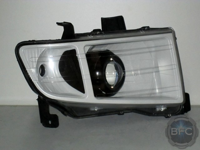 2014 Honda Ridgeline Black White HID Headlights