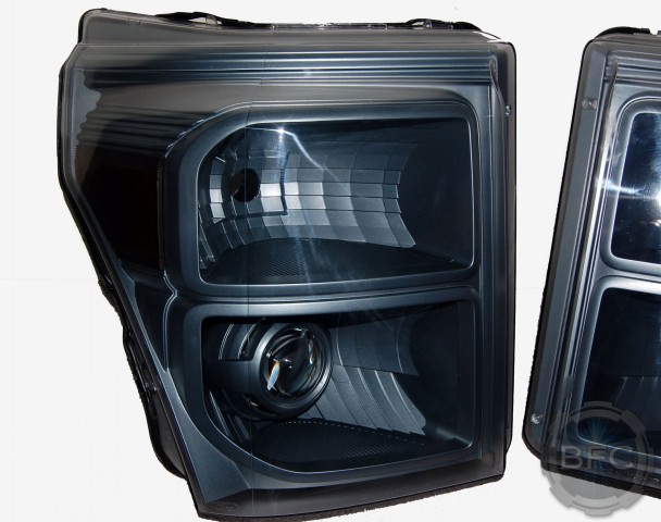 2013 Sterling Silver Ford Superduty Headlights