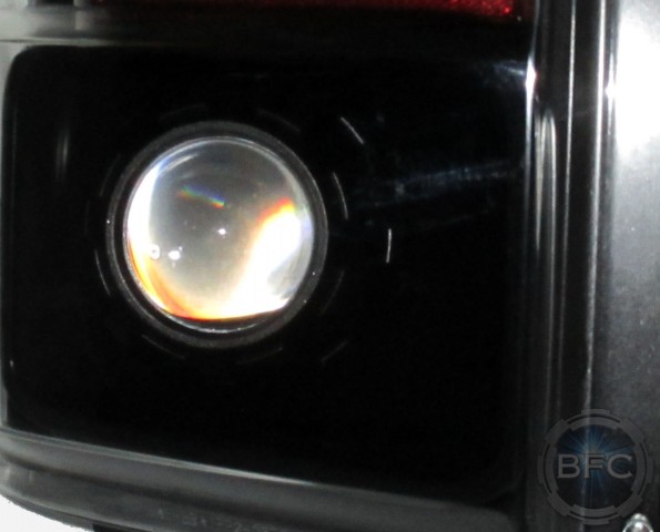 2008 Superduty HID Projector Headlights Black Chrome