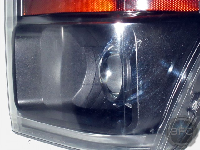 2008 Superduty HID Projector Headlights Black Chrome