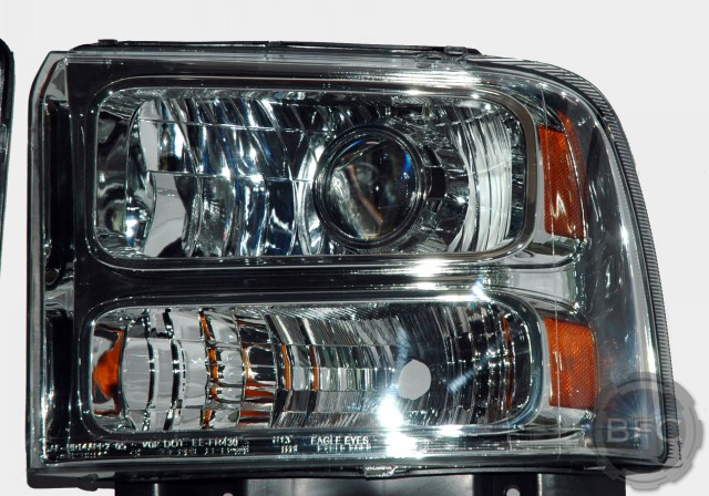 2006 F250 Superduty HID Chrome Headlights