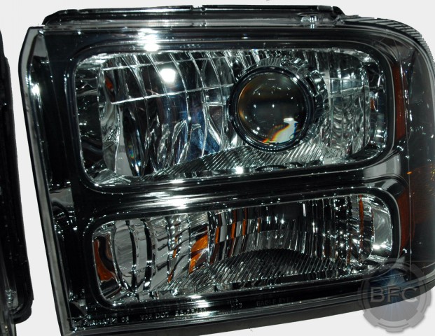2006 F250 Superduty HID Chrome Headlights