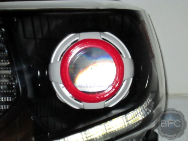 2015 Tundra Black White Red Headlights