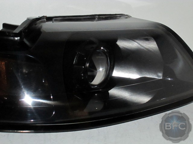 2002 Ford Mustang Black HID Headlights