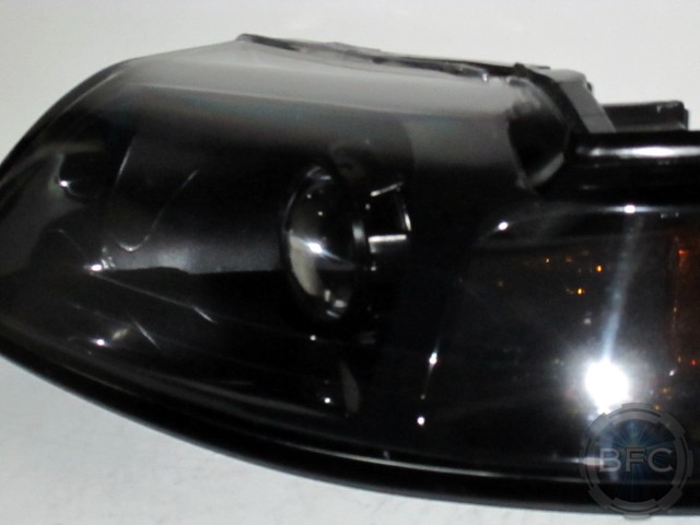 2002 Ford Mustang Black HID Headlights