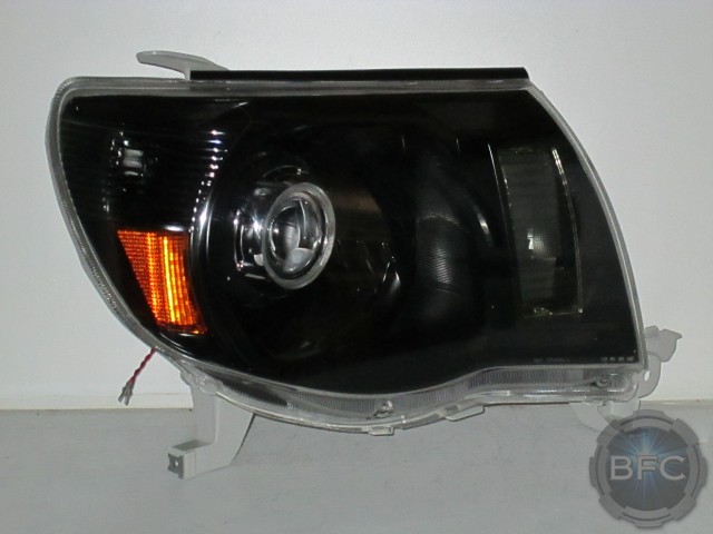 06 Tacoma Black Chrome Headlights FX-R D2S 
