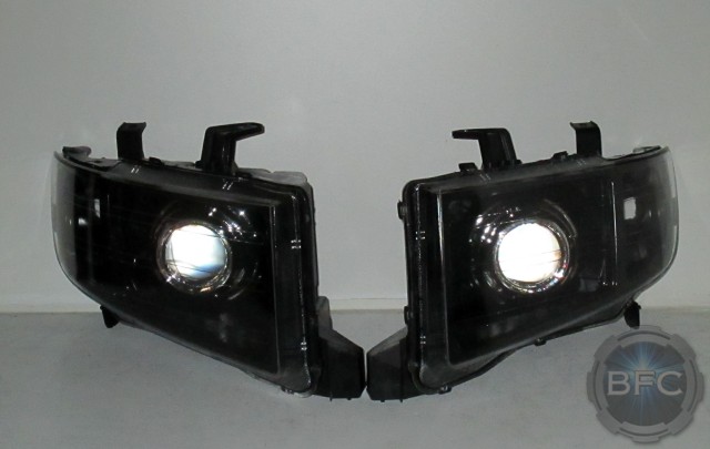 2007 Honda Ridgeline Black Chrome D2S Headlights