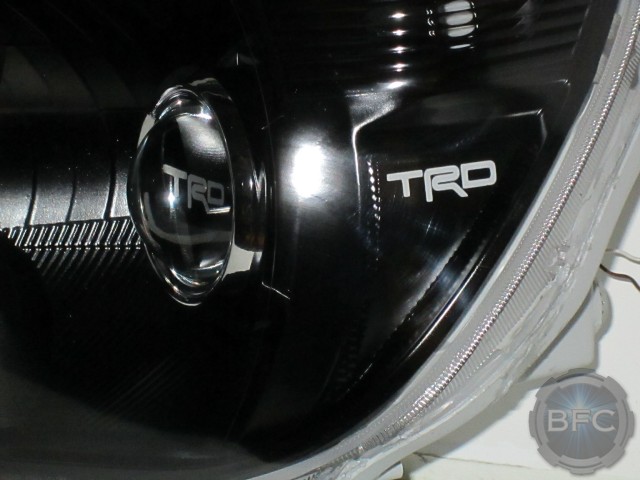 2015 Toyota Tacoma TRD Black Chrome Silver HID Headlights