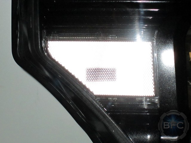 2015 Ford Superduty Black Chrome Clear Projector Headlamps