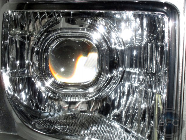 2016 Ford Superduty D2S Square Chrome Headlamps