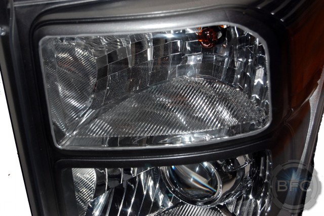 2012 Ford F350 Superduty Sterling Silver Metallic HID Headlights
