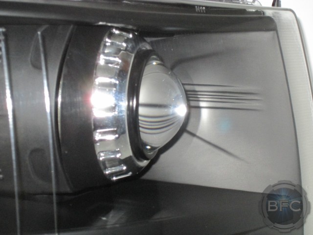2011 Chevy Silverado Black Chrome HID Headlights