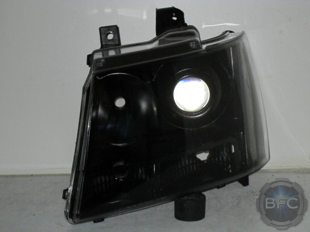 2012 Chevy Tahoe All Black HID Headlamps