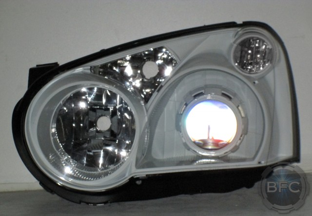 2005 Subaru WRX White Headlights
