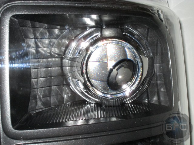 2016 Ford Superduty Sterling Grey Chrome Quad HID Headlamps