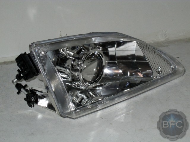 94 Ford Mustang Chrome HID Projector Headlamps