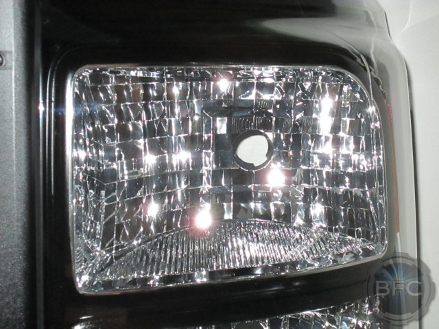 2011 Superduty Black Chrome Painted Headlamps
