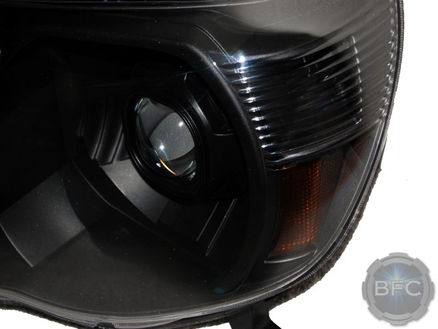 2008 Toyota Tacoma D2S X HID Projector Headlamps BLACK