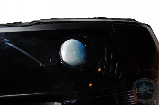 2011 Dodge Ram Black HID Projector Headlights