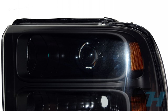 2007 Ford Superduty All Black HID Projector Headlamps Retrofits