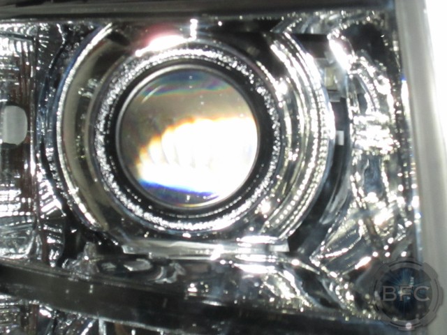 2013 Chevy Silverado Chrome HID Projector Headlamps Iris