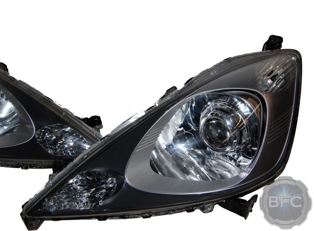 2009 RHD Honda Fit Custom Headlight Retrofits