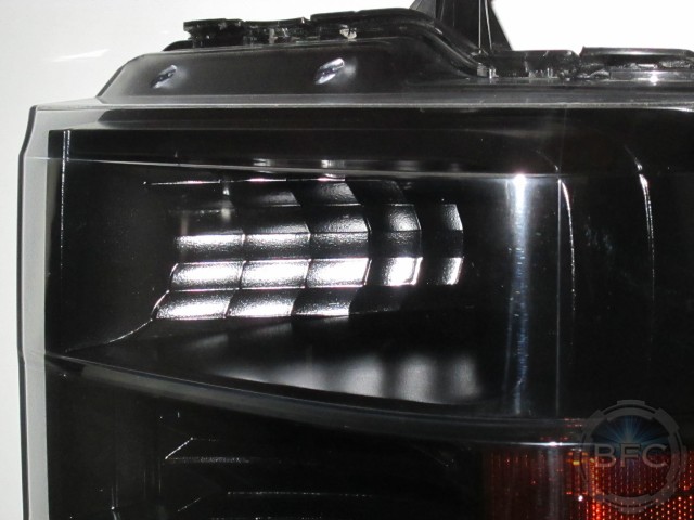 2016 Ford E450 Black HID Projector Headlights