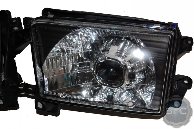 1997 Toyota 4Runner Black & Chrome HID Projector Headlights