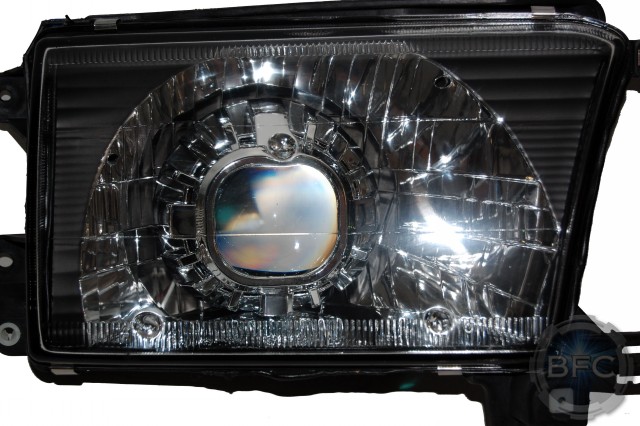 1997 Toyota 4Runner Black & Chrome HID Projector Headlights