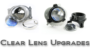 HID Projector Clear Lens Upgrades, Retrofit Clear Lens