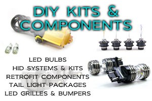 LED Bulbs, Tail Lights, HID Kits & Retrofit Components