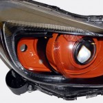 2014 Subaru Crosstrek HID Projector Black Orange Headlights