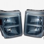2013 Sterling Silver Ford Superduty Headlights
