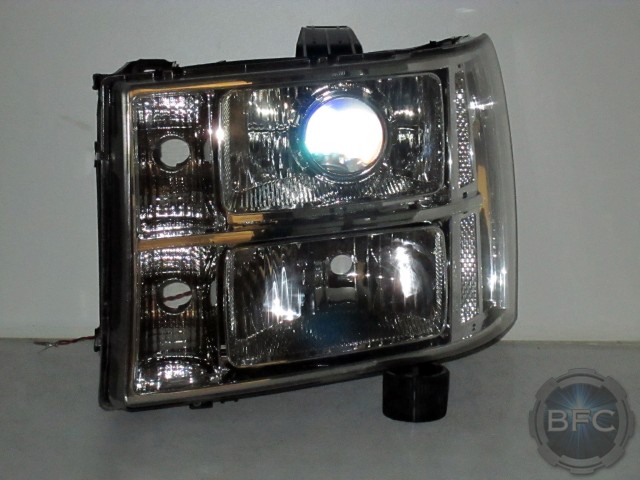 2011 GMC Sierra Chrome HID Projector Headlight Package