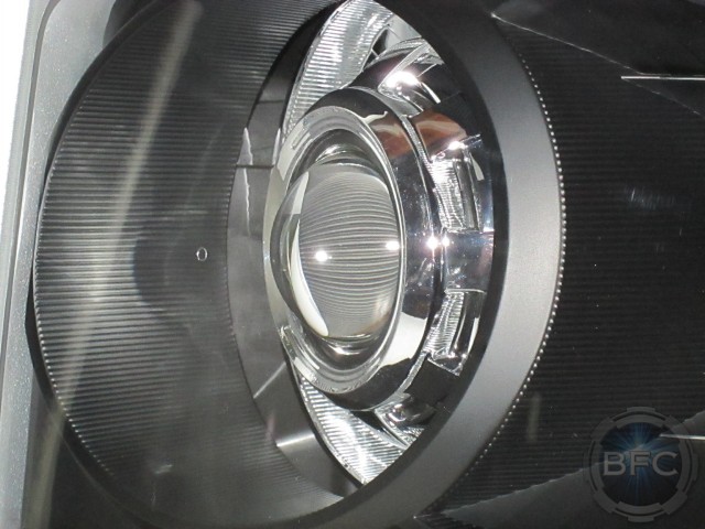 2005 Dodge Durango Black & Chrome HID Projector Headlights