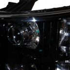 2008 Chevy Silverado Black & Chrome HID Projectors