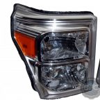 2016 Superduty Ford F350 Chrome D2S HID Projector Headlamps