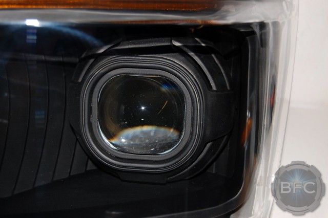2010 Ford Super Duty Black HID Projector Custom Headlights