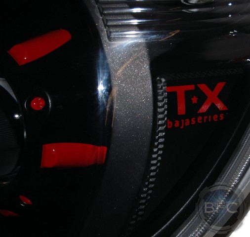 2012 Toyota Tacoma Black & Red TX Baja Series HID Headlights