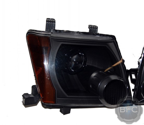 2012 Nissan Xterra All Black HID Headlights