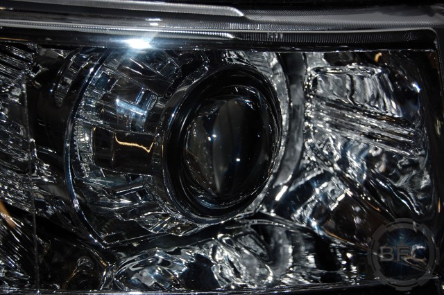 2012 Chevy Silverado Gatling V2 Chrome HID Projector Headlights