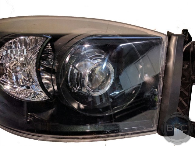 2006 Dodge Ram 2500 Emerald Green Headlights HID Projectors