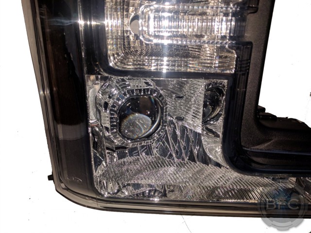 2017 Ford Superduty F250 F350 Quad Chrome HID Projector Retrofit Headlights