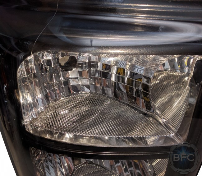2016 Ford Superduty J7 Magnetic Grey Custom Painted Headlights